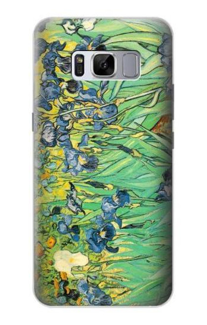 W0210 Van Gogh Irises Hard Case and Leather Flip Case For Samsung Galaxy S8 Plus