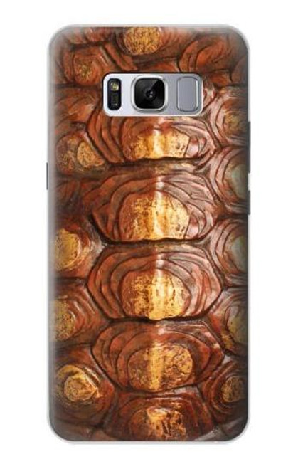 W0579 Turtle Carapace Hard Case and Leather Flip Case For Samsung Galaxy S8 Plus