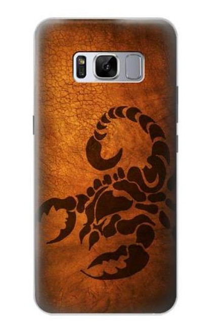 W0683 Scorpion Tattoo Hard Case and Leather Flip Case For Samsung Galaxy S8 Plus