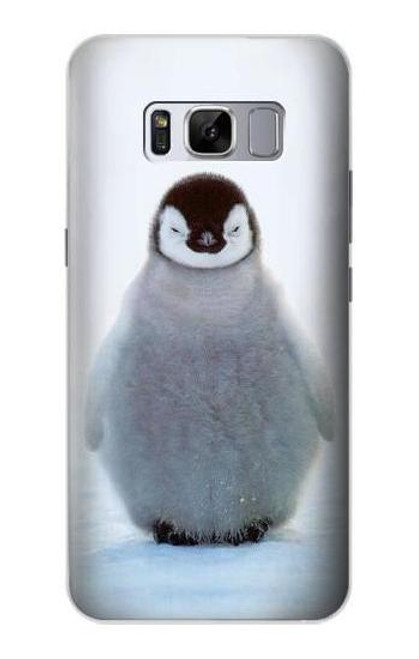 W1075 Penguin Ice Hard Case and Leather Flip Case For Samsung Galaxy S8 Plus