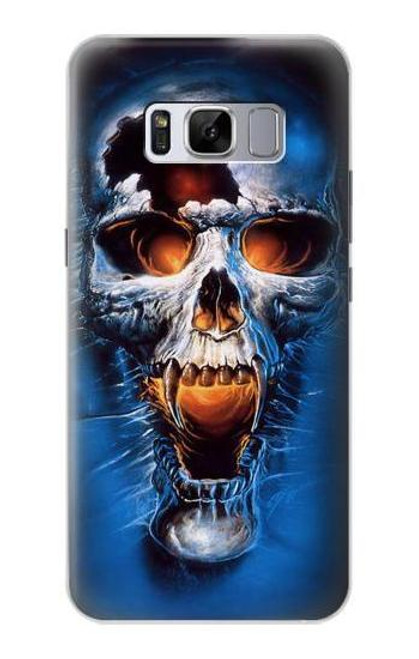W1462 Vampire Skull Hard Case and Leather Flip Case For Samsung Galaxy S8 Plus