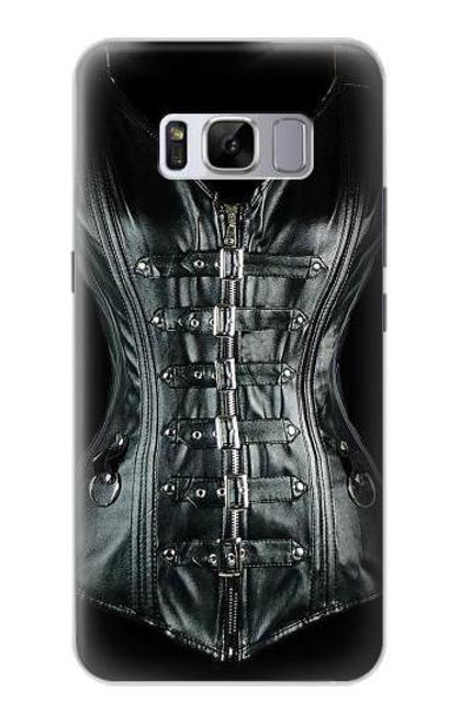 W1639 Gothic Corset Black Hard Case and Leather Flip Case For Samsung Galaxy S8 Plus