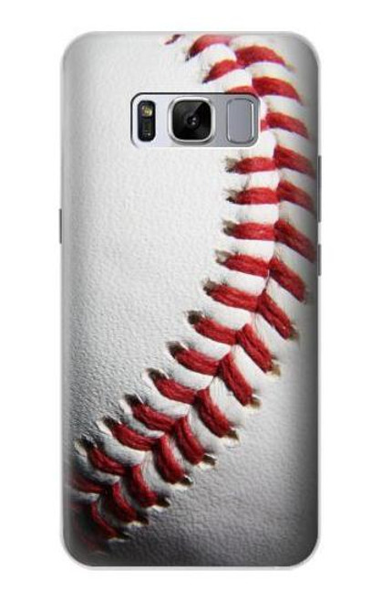 W1842 New Baseball Hard Case and Leather Flip Case For Samsung Galaxy S8 Plus