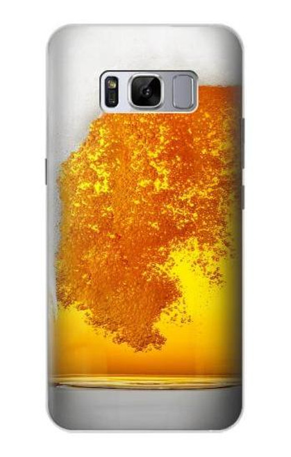 W2391 Beer Glass Hard Case and Leather Flip Case For Samsung Galaxy S8 Plus