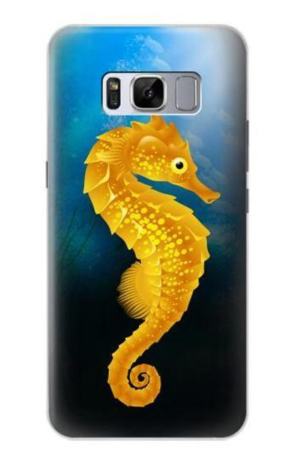 W2444 Seahorse Underwater World Hard Case and Leather Flip Case For Samsung Galaxy S8 Plus