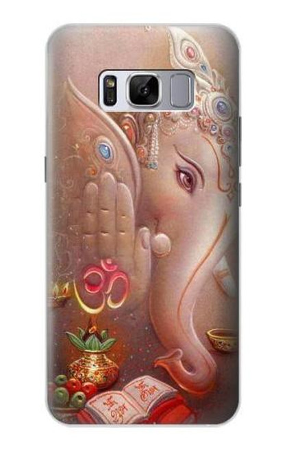 W2678 Hindu God Ganesha Lord of Success Hard Case and Leather Flip Case For Samsung Galaxy S8 Plus