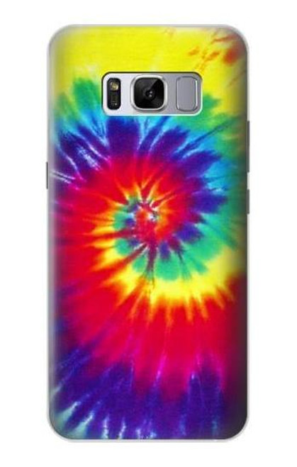 W2884 Tie Dye Swirl Color Hard Case and Leather Flip Case For Samsung Galaxy S8 Plus