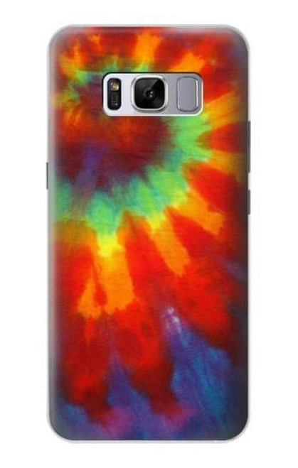 W2985 Colorful Tie Dye Texture Hard Case and Leather Flip Case For Samsung Galaxy S8 Plus