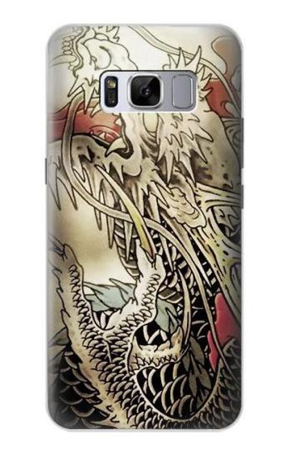 W0122 Yakuza Tattoo Hard Case and Leather Flip Case For Samsung Galaxy S8