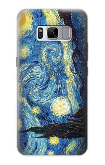 W0213 Van Gogh Starry Nights Hard Case and Leather Flip Case For Samsung Galaxy S8