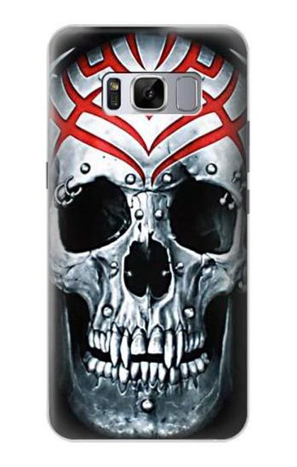 W0223 Vampire Skull Tattoo Hard Case and Leather Flip Case For Samsung Galaxy S8