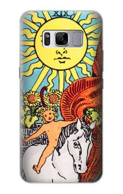 W0565 Tarot Sun Hard Case and Leather Flip Case For Samsung Galaxy S8