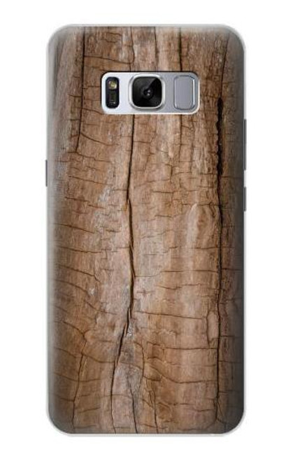 W0599 Wood Graphic Printed Hard Case and Leather Flip Case For Samsung Galaxy S8