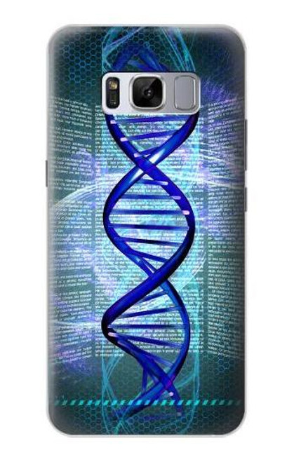 W0632 DNA Hard Case and Leather Flip Case For Samsung Galaxy S8