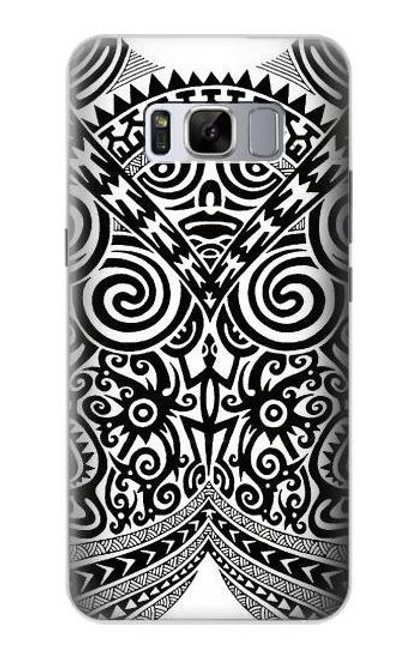 W1655 Maori Tattoo Hard Case and Leather Flip Case For Samsung Galaxy S8