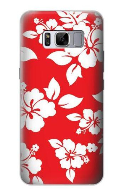 W1949 Hawaiian Hibiscus Pattern Hard Case and Leather Flip Case For Samsung Galaxy S8