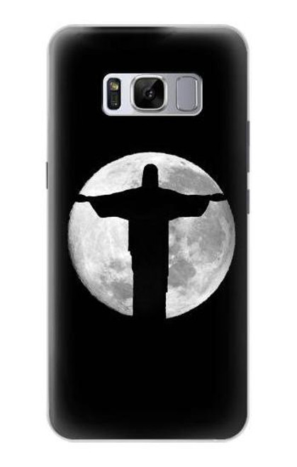 W2511 Jesus Statue Christ Rio de Janeiro Hard Case and Leather Flip Case For Samsung Galaxy S8