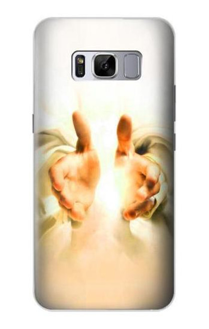 W2546 Hand of God Heaven Hard Case and Leather Flip Case For Samsung Galaxy S8