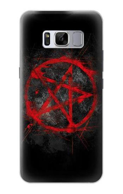 W2557 Pentagram Hard Case and Leather Flip Case For Samsung Galaxy S8
