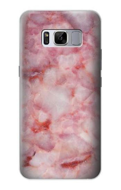 W2843 Pink Marble Texture Hard Case and Leather Flip Case For Samsung Galaxy S8