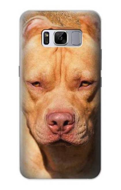 W2903 American Pitbull Dog Hard Case and Leather Flip Case For Samsung Galaxy S8