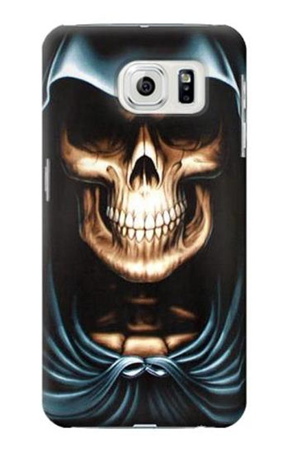 W0225 Skull Grim Reaper Hard Case and Leather Flip Case For Samsung Galaxy S7 Edge