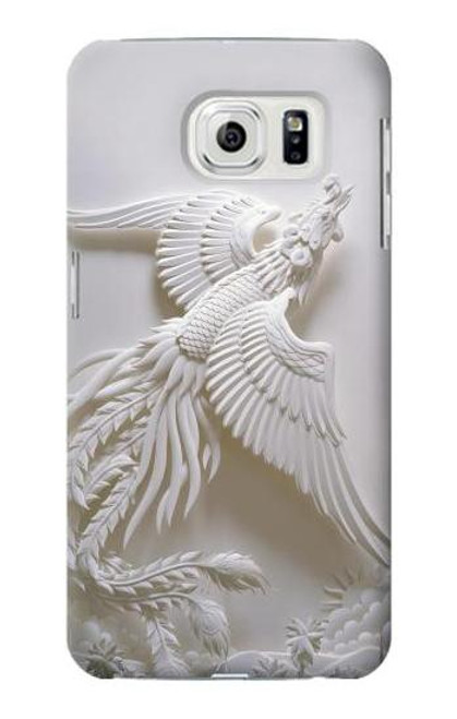 W0516 Phoenix Carving Hard Case and Leather Flip Case For Samsung Galaxy S7 Edge