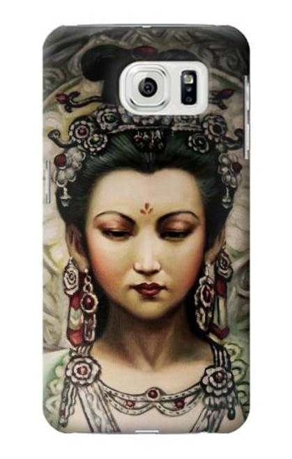 W0681 Guan Yin Hard Case and Leather Flip Case For Samsung Galaxy S7 Edge