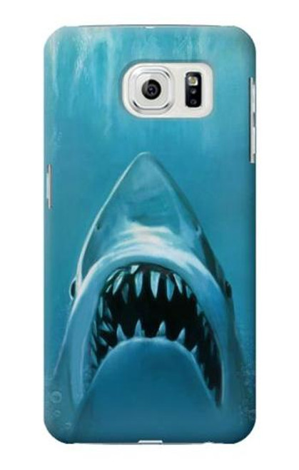 W0830 White Shark Hard Case and Leather Flip Case For Samsung Galaxy S7 Edge