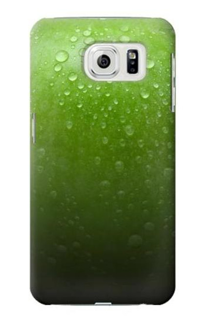 W2475 Green Apple Texture Seamless Hard Case and Leather Flip Case For Samsung Galaxy S7 Edge