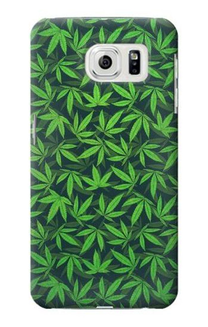 W2666 Marijuana Pattern Hard Case and Leather Flip Case For Samsung Galaxy S7 Edge