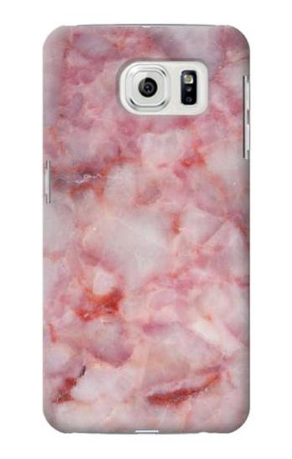 W2843 Pink Marble Texture Hard Case and Leather Flip Case For Samsung Galaxy S7 Edge