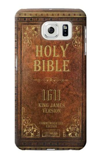 W2890 Holy Bible 1611 King James Version Hard Case and Leather Flip Case For Samsung Galaxy S7 Edge