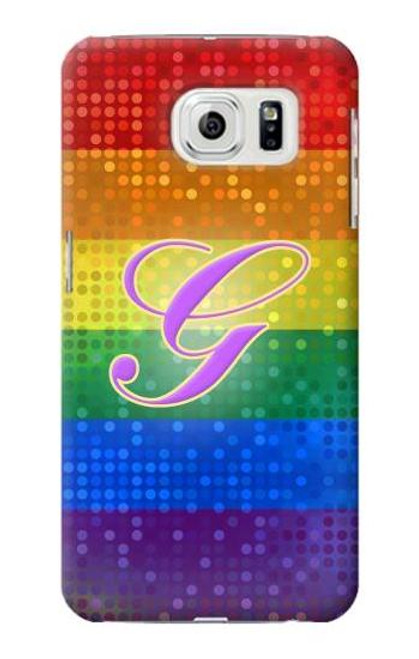 W2899 Rainbow LGBT Gay Pride Flag Hard Case and Leather Flip Case For Samsung Galaxy S7 Edge