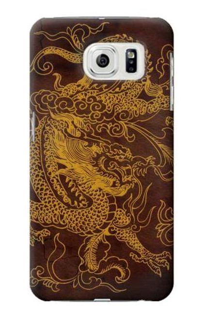 W2911 Chinese Dragon Hard Case and Leather Flip Case For Samsung Galaxy S7 Edge