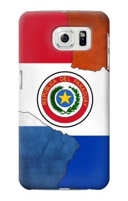 W3017 Paraguay Flag Hard Case and Leather Flip Case For Samsung Galaxy S7 Edge