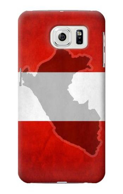 W3018 Peru Flag Hard Case and Leather Flip Case For Samsung Galaxy S7 Edge