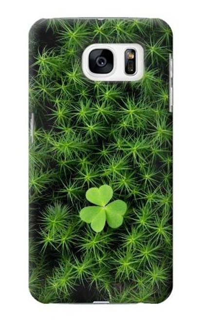 W0358 Clover Lucky Leaf Hard Case and Leather Flip Case For Samsung Galaxy S7