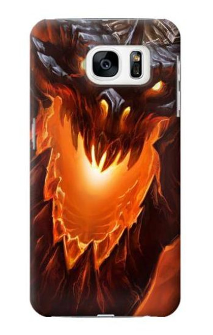 W0414 Fire Dragon Hard Case and Leather Flip Case For Samsung Galaxy S7