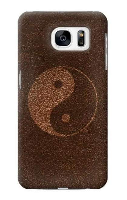 W0825 Taoism Yin Yang Hard Case and Leather Flip Case For Samsung Galaxy S7