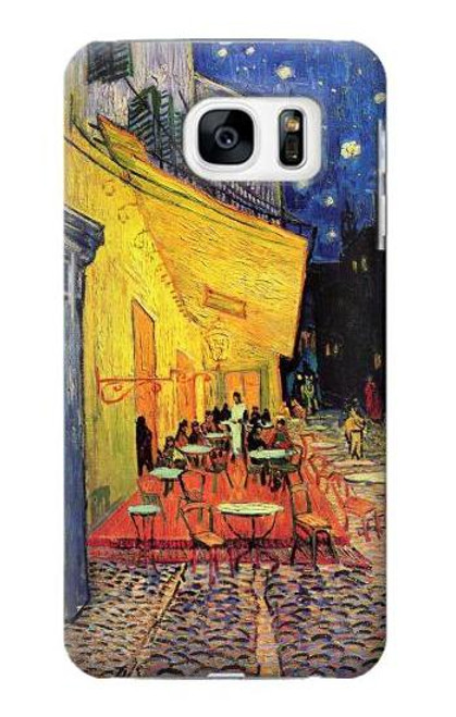 W0929 Van Gogh Cafe Terrace Hard Case and Leather Flip Case For Samsung Galaxy S7