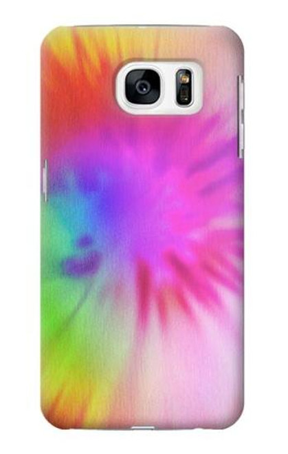 W2488 Tie Dye Color Hard Case and Leather Flip Case For Samsung Galaxy S7