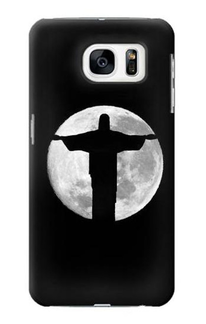 W2511 Jesus Statue Christ Rio de Janeiro Hard Case and Leather Flip Case For Samsung Galaxy S7