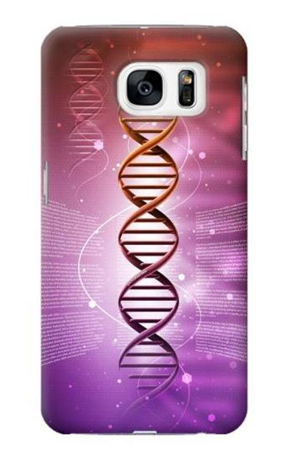 W2573 Dna Genetic Code Hard Case and Leather Flip Case For Samsung Galaxy S7