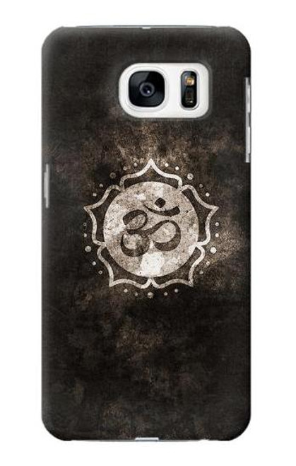 W2902 Yoga Namaste Om Symbol Hard Case and Leather Flip Case For Samsung Galaxy S7