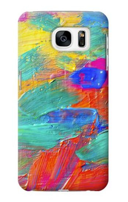 W2942 Brush Stroke Painting Hard Case and Leather Flip Case For Samsung Galaxy S7