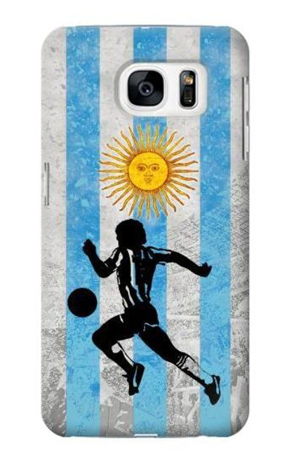 W2977 Argentina Football Soccer Copa 2016 Hard Case and Leather Flip Case For Samsung Galaxy S7