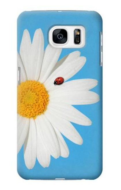 W3043 Vintage Daisy Lady Bug Hard Case and Leather Flip Case For Samsung Galaxy S7