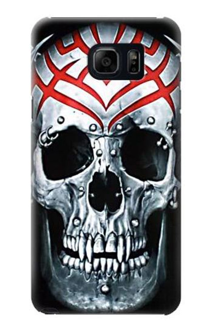 W0223 Vampire Skull Tattoo Hard Case and Leather Flip Case For Samsung Galaxy S6 Edge Plus