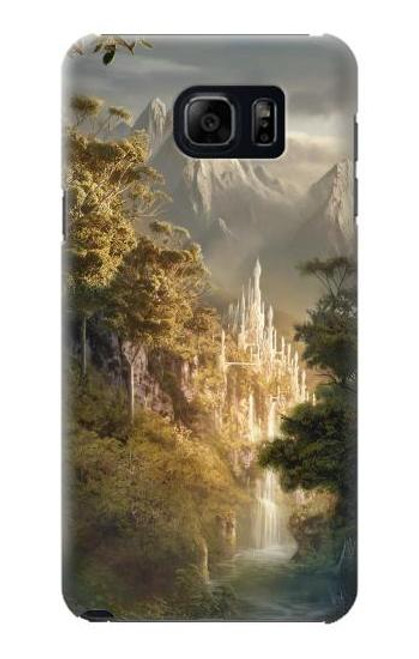 W0408 Fantasy Art Hard Case and Leather Flip Case For Samsung Galaxy S6 Edge Plus